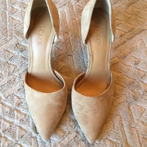 J Crew Lana suede d'Orsay Suede Upper - Size 7